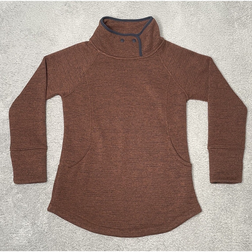 Prana Sweater Dress Pullover Womens Size M Tri Thermal Threads Tunic Long Sleeve